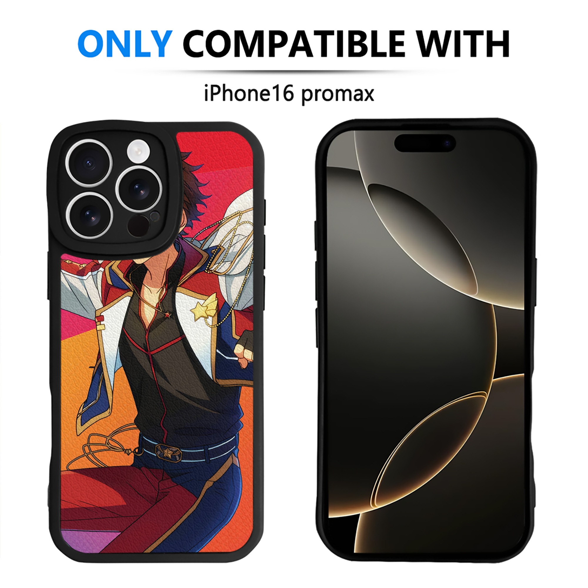 （画像用） あんさんぶるスターズ! Ensemble Stars 【iPhone 16シリーズ対応】シリコンスマホケース（レザー調） 材質：シリコン